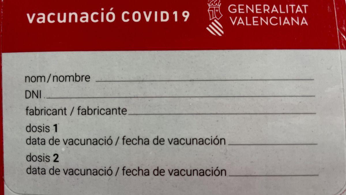 Coronavirus En Alicante Valencia Y Castellon Carnet De Vacunacion Que Es Y Para Que Sirve