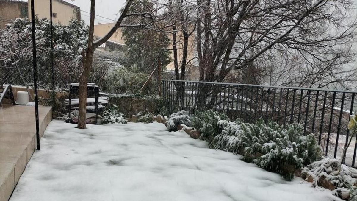 Nieve en Valldemossa.