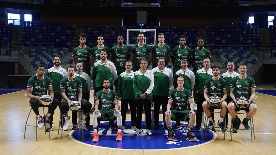 Foto oficial de la plantilla del Unicaja para la Copa del Rey 2020 que se disputará en Málaga.