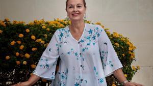 Beatriz Triana en el Campus de Guajara, en la Universidad de La Laguna.