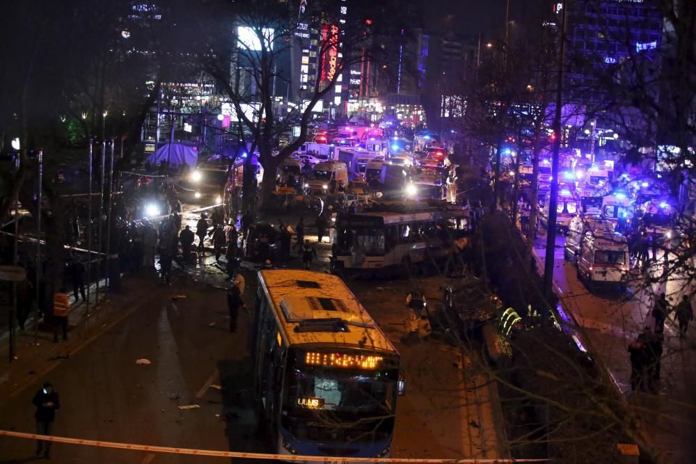 Atentado terrorista en el centro de Ankara