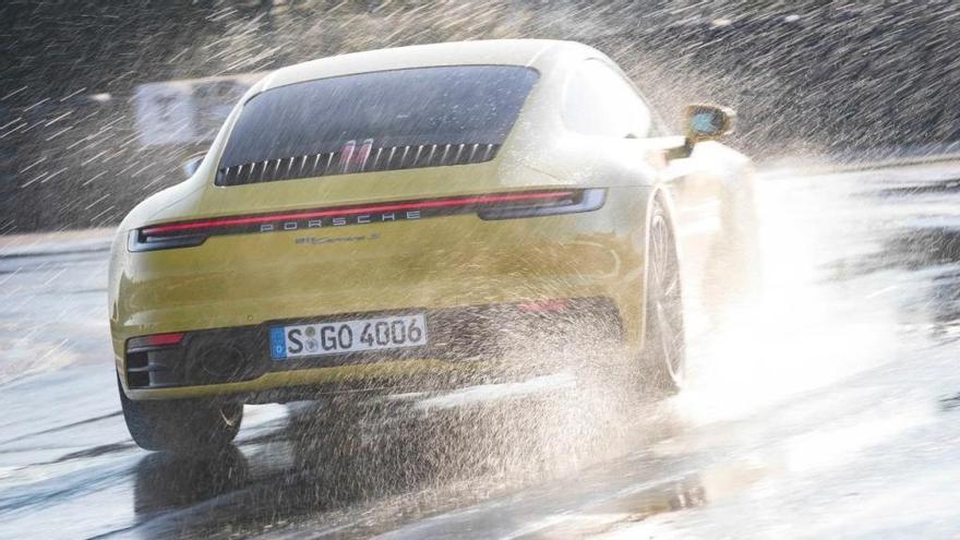 El modo Porsche Wet del nuevo 911