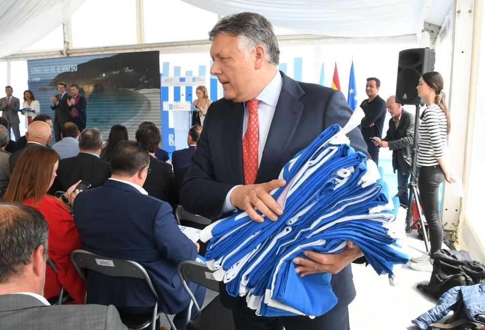 Banderas azules Galicia 2018: entrega en A Coruña