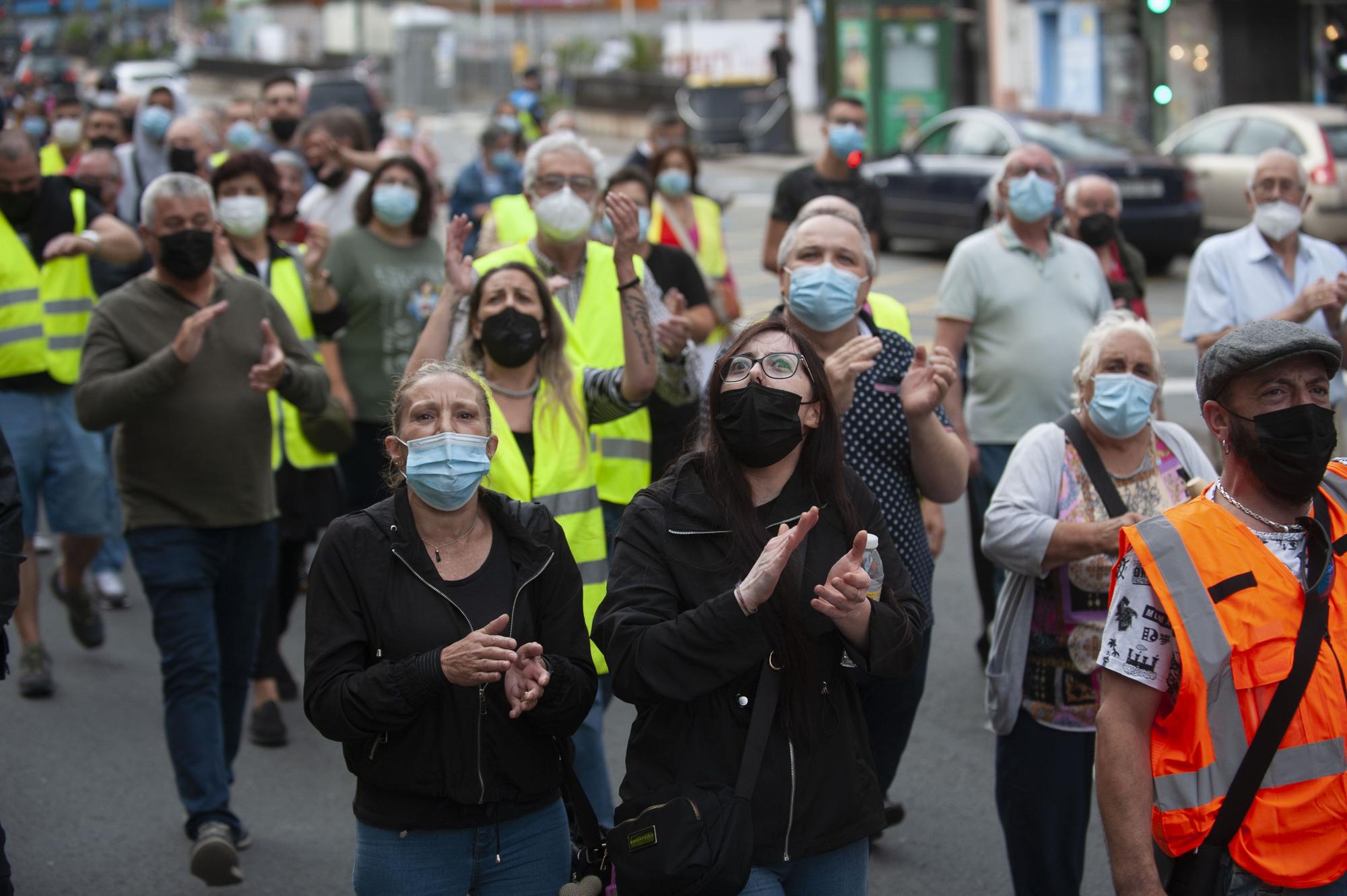 Os Mallos se lanza a la calle para denunciar “inseguridad”