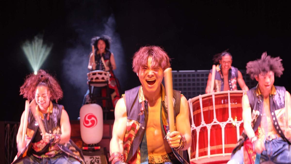 La compañía Yamato, The Drummers of Japan durante una de sus actuaciones.