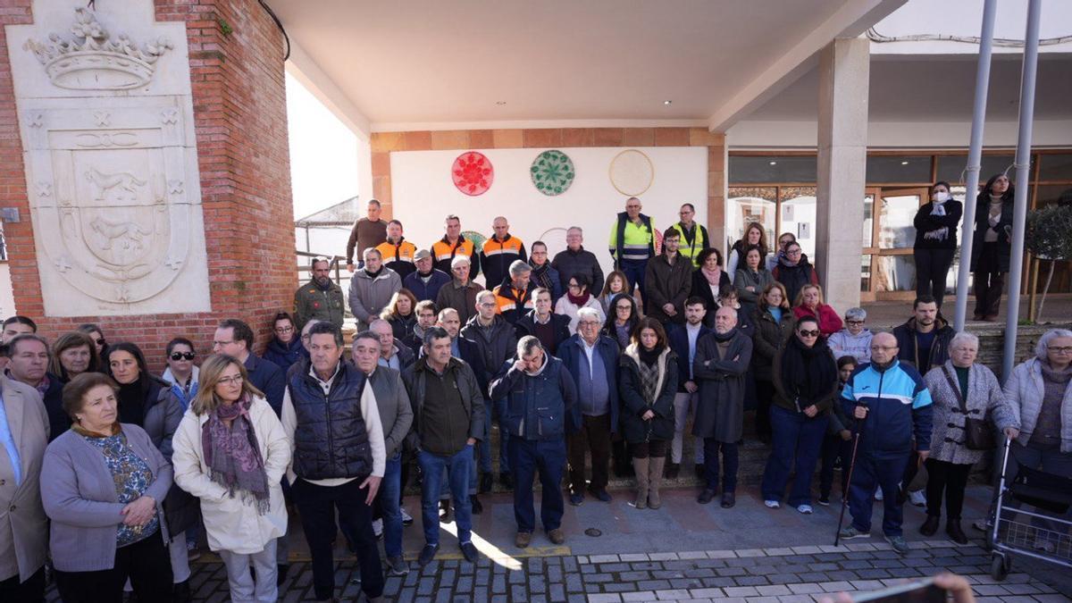 Minuto de silencio en Adamuz