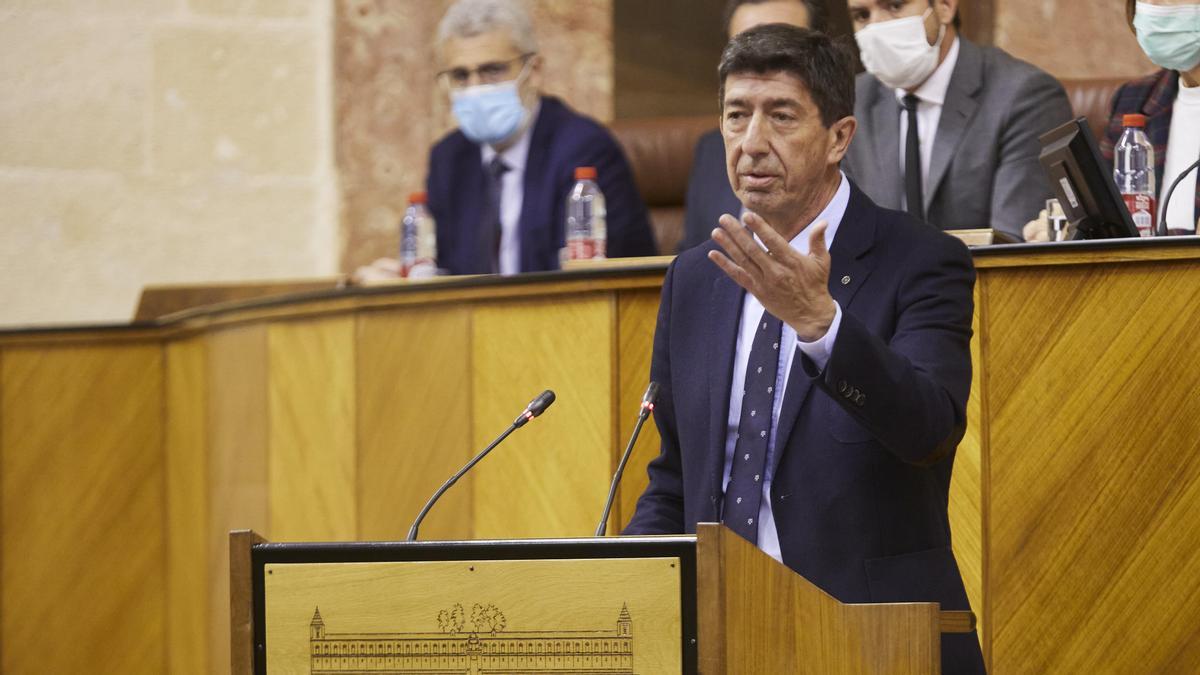 El vicepresidente de la Junta y coordinador de Cs, Juan Marín.