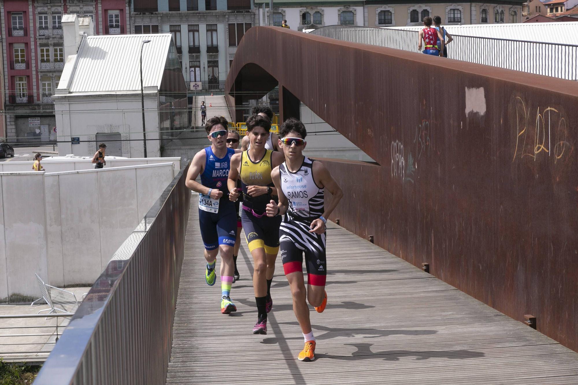 Segunda jornada del duatlón de Avilés: nuevo triunfo del Bétera valenciano y del Cidade de Lugo Fluvial