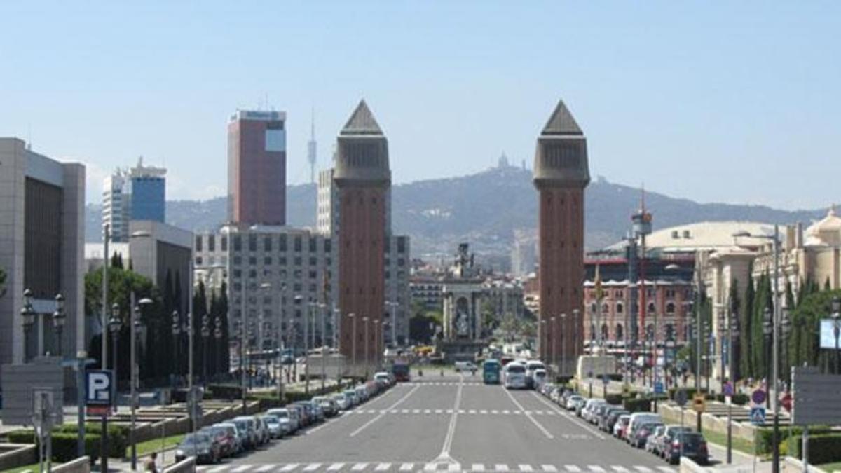 Sede de Feria de Barcelona en la Plaza España.