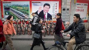 Xi Jinping, omnipresente en el día a día del pueblo chino