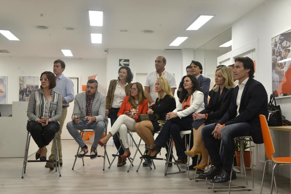 Noche electoral en la sede de Ciudadanos