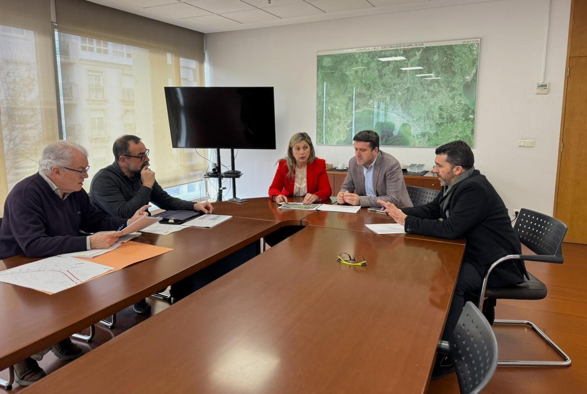Por la izquierda, Mónica Rodríguez, José Ramón Romero y Luis Ruiz.