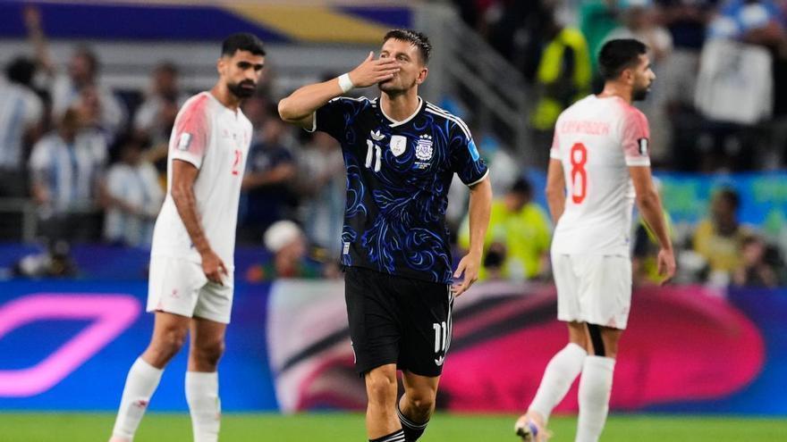 Lo Celso se pronuncia sobre su futuro en el Betis durante la disputa del Mundial con Argentina