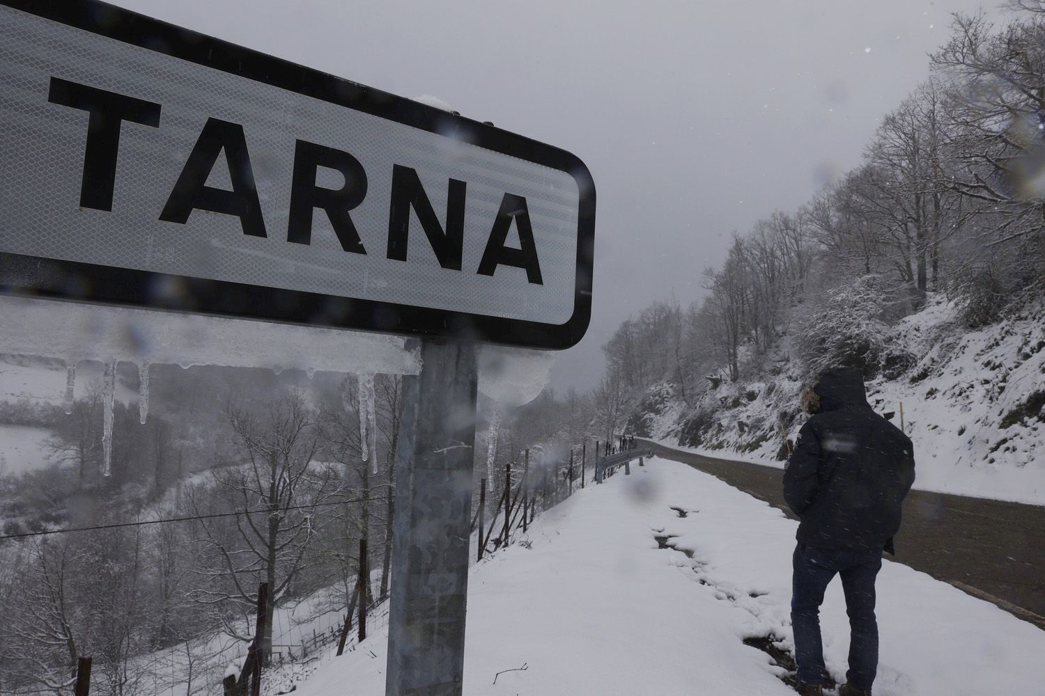 EN IMÁGENES: Asturias se enfrenta a un temporal de frío y nieve en abril