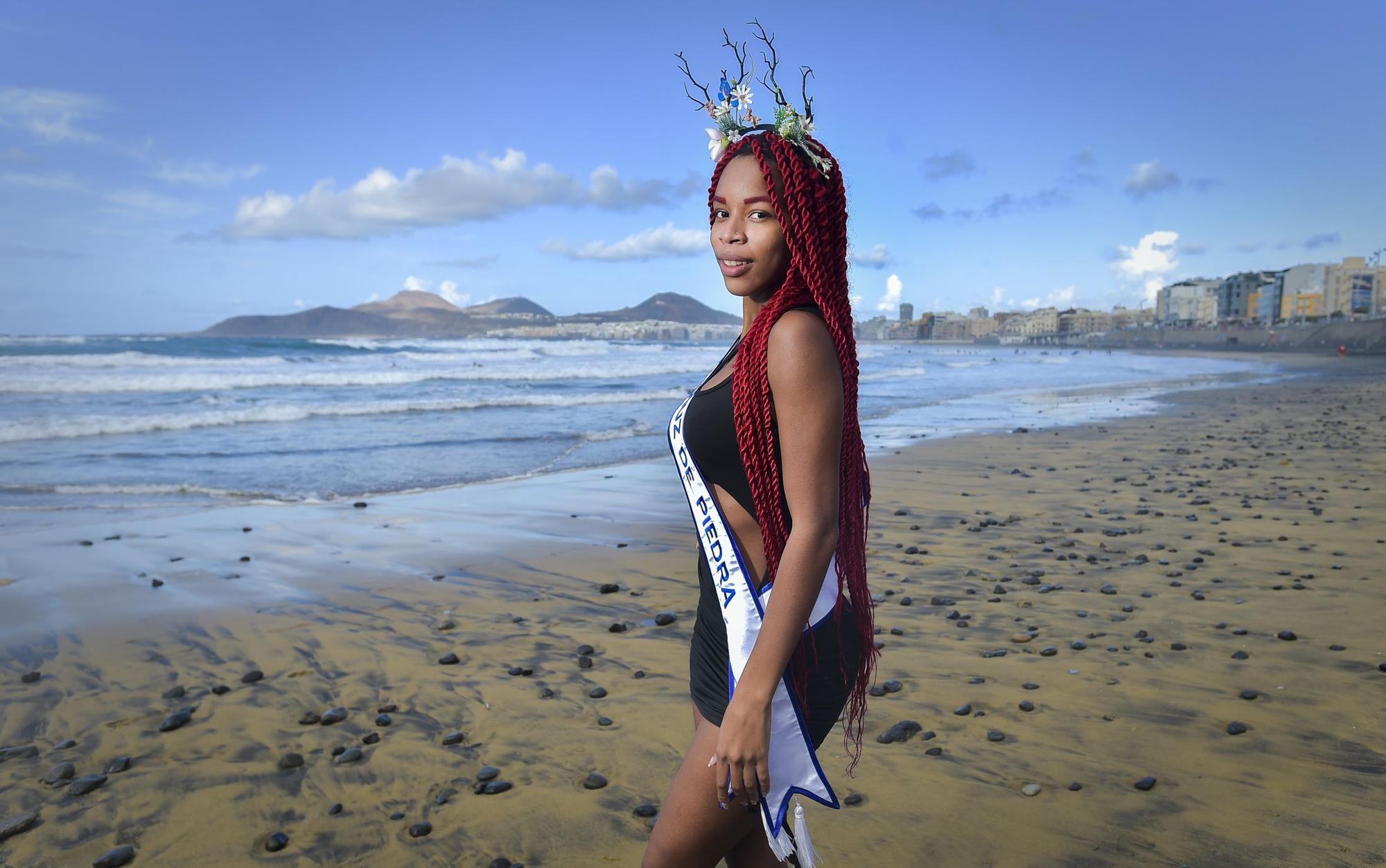 Candidatas a Reina del Carnaval de Las Palmas de Gran Canaria: Marjorie Ama (CIFP Cruz de Piedra)