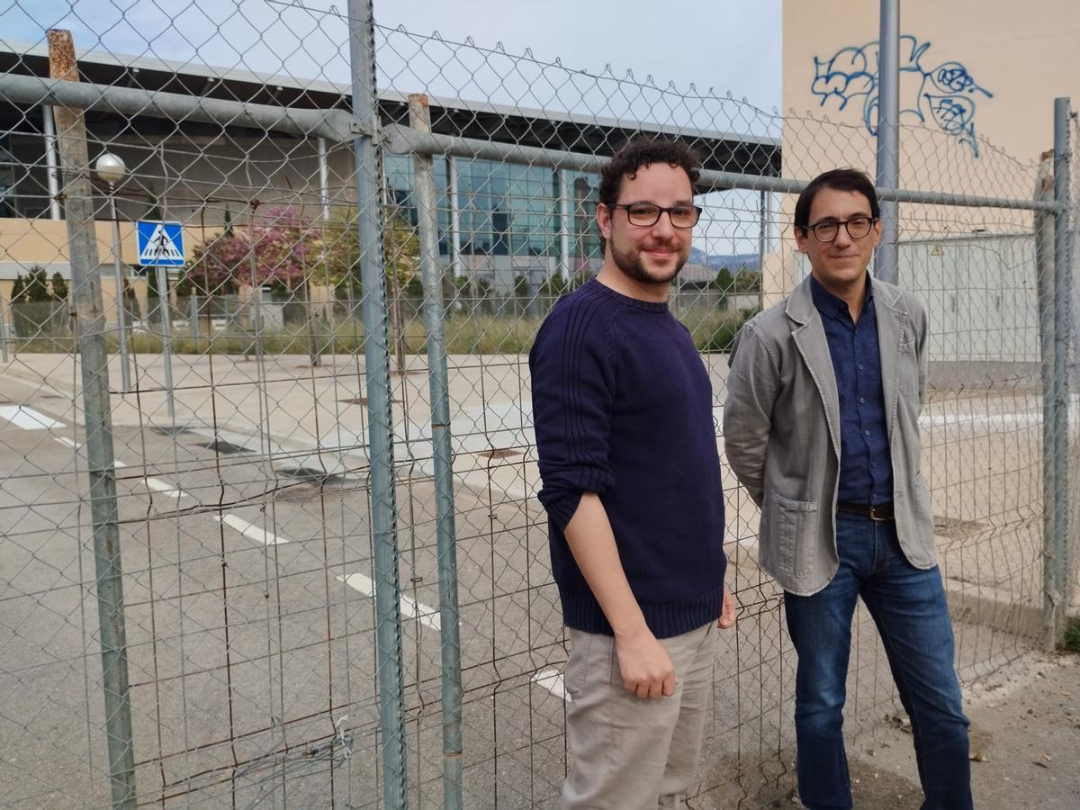 Pepe Martínez y Iago Negueruela, este jueves.