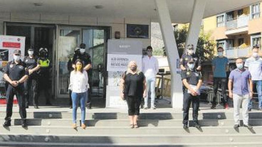 Orpesa realiza una exhibición de drones como previa a sus fiestas