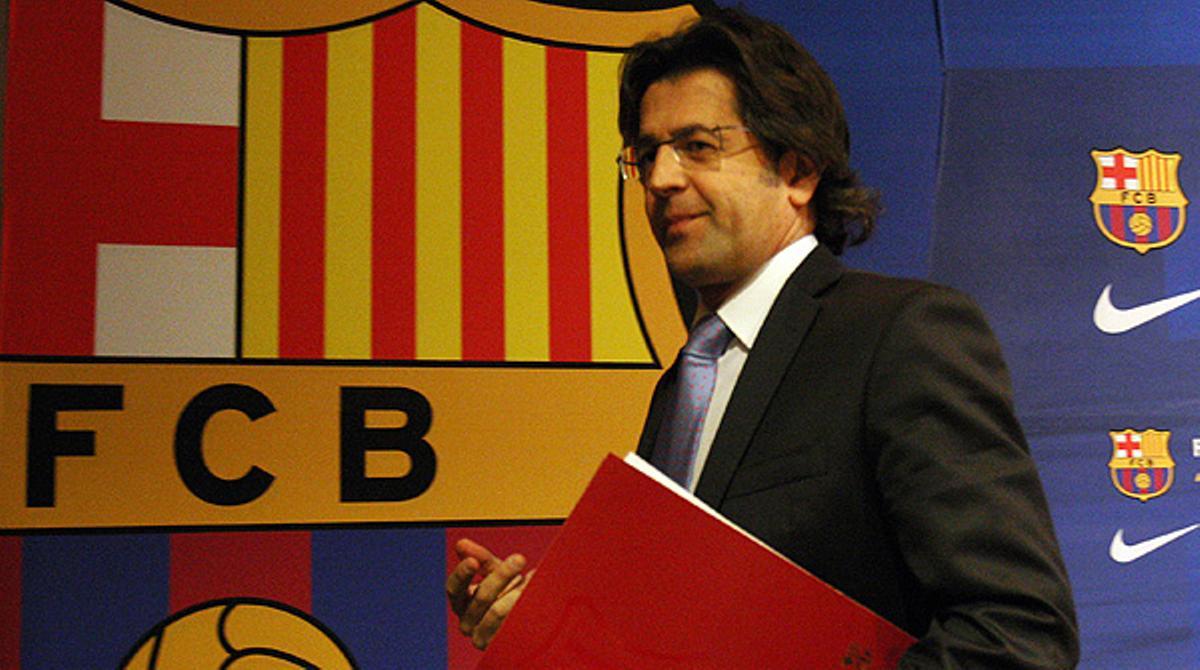 El portaveu del Barça resta importància a la lesió muscular del davanter i es mostra confiat en la seva ràpida recuperació.