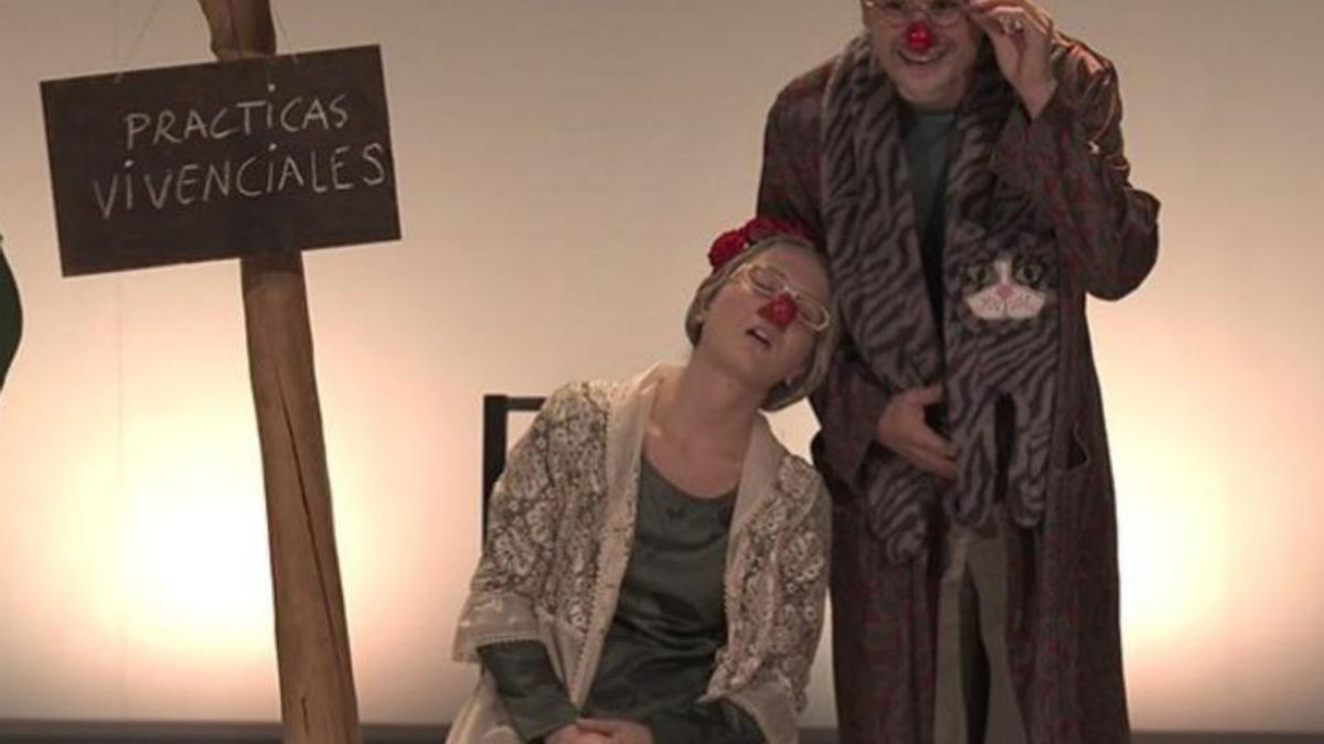 Imagen de la representación de «Rumbo desconocido» de la compañía Utopian.