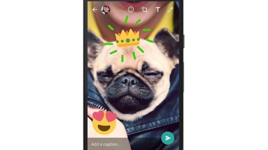 Whatsapp &#039;imita&#039; a snapchat i permet dibuixar i escriure sobre fotos i vídeos