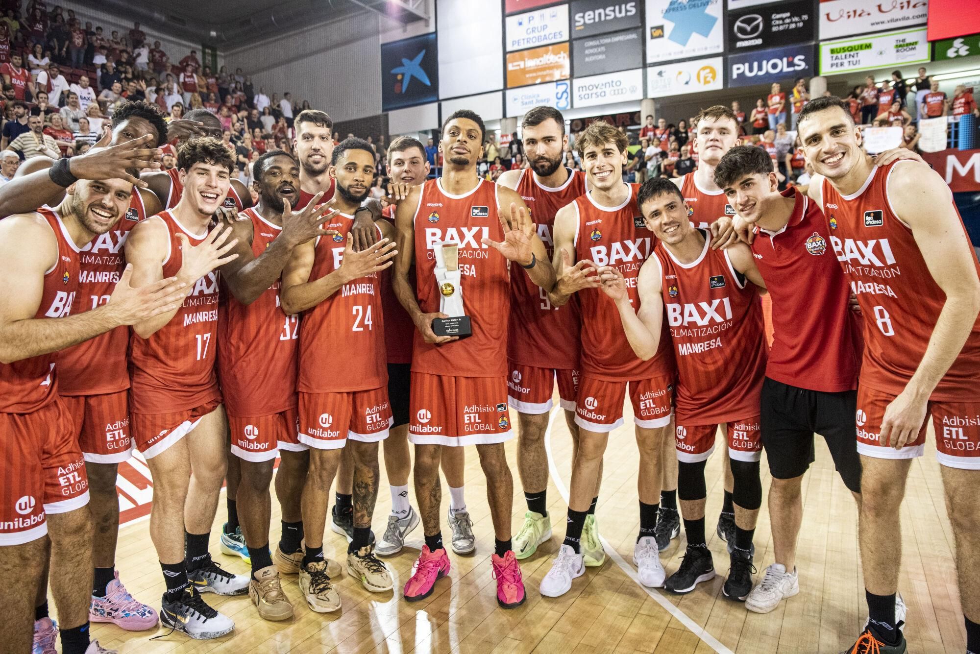 El Baxi celebra l&#039;última victòria del comiat a la Lliga