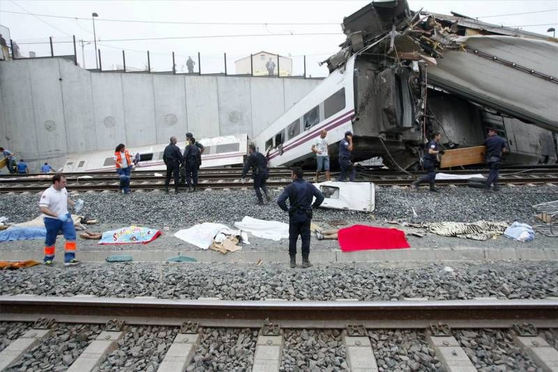 Fotogalería del accidente de Santiago