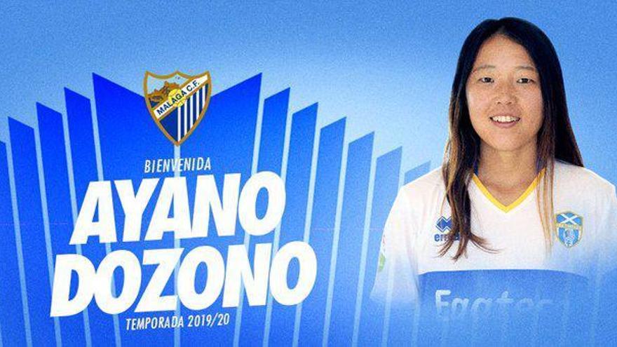 La centrocampista japonesa Ayano Dozono ficha por el Málaga Femenino