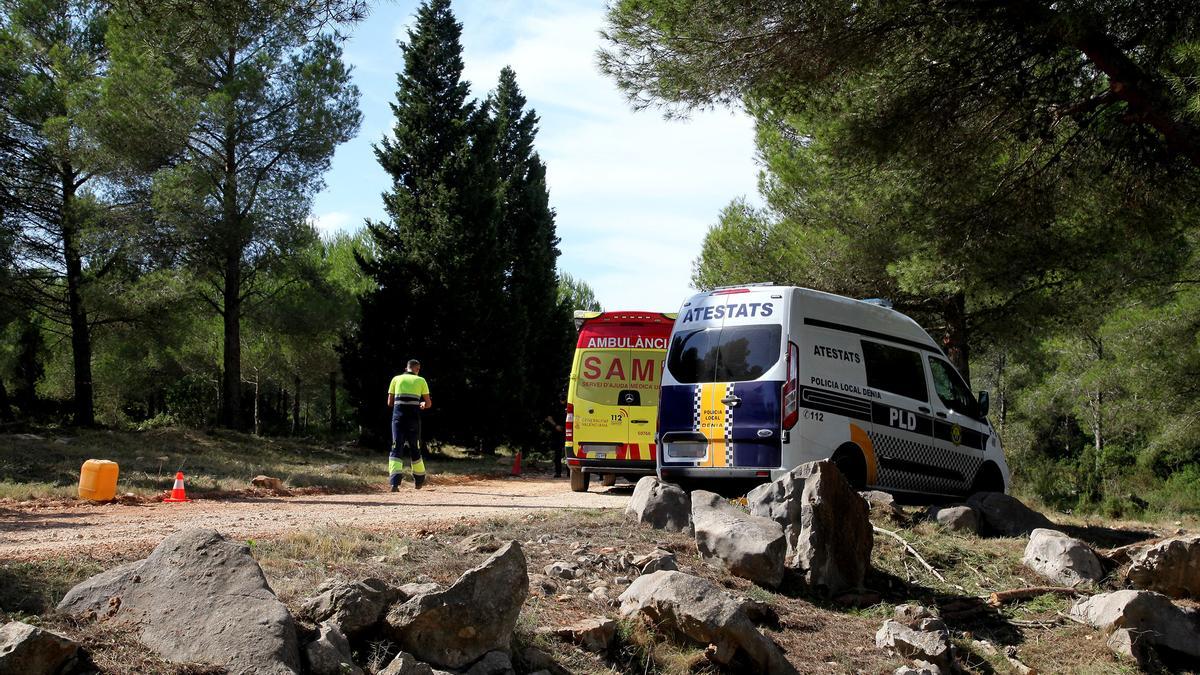 El accidente fortuito se ha producido en el entorno del campo de tiro de Dénia