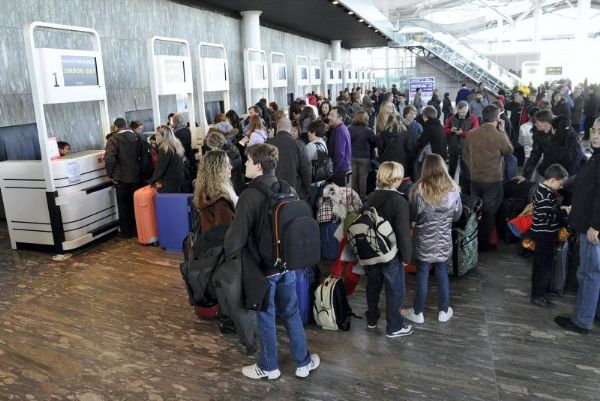 La huelga en el Aeropuerto de Zaragoza