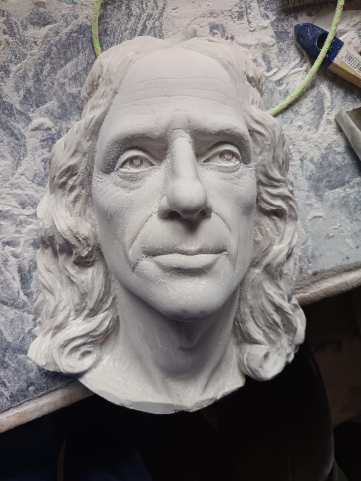 Fotogalería | Imágenes de la escultura de Antonio Morán de homenaje a Robe