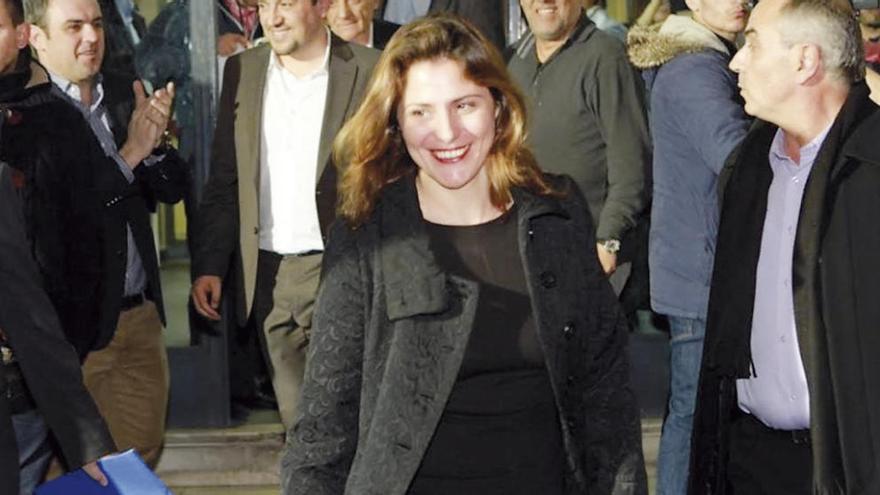 Peristera Batziana, compañera de Tsipras.