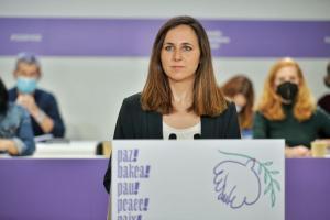 La secretaria general de Podemos, Ione Belarra.