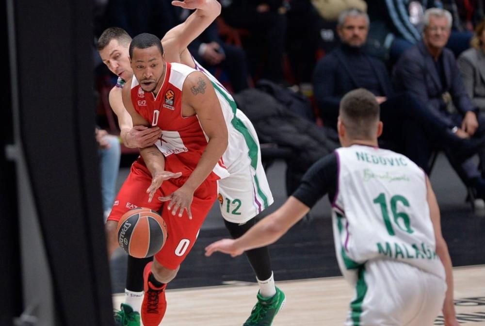 Tercera derrota seguida del Unicaja, esta vez en su visita a Milán