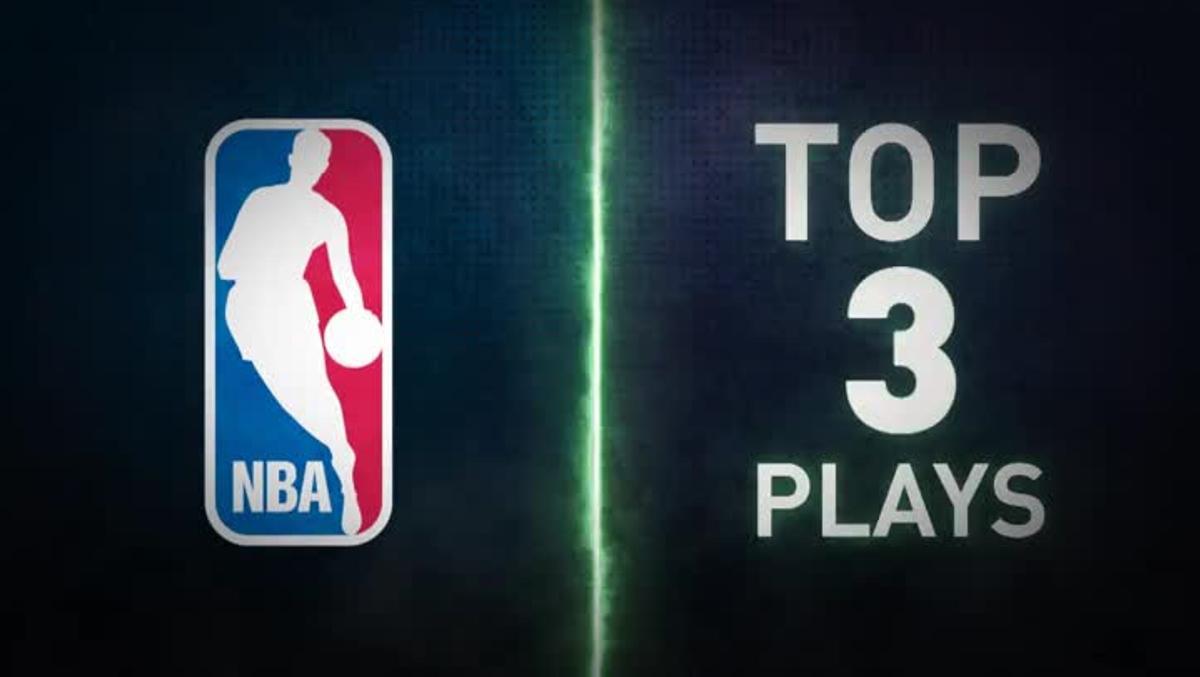 Las tres mejores jugadas de la madrugada de NBA