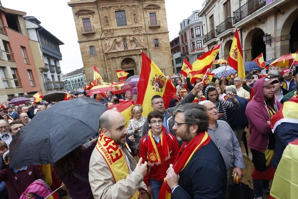 Manifestación en Oviedo por la unidad de España