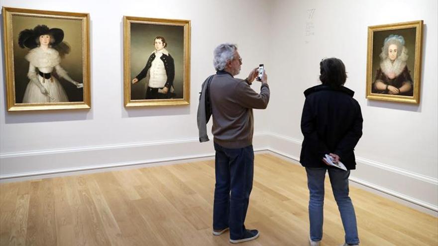 Bilbao exhibe los tres retratos inéditos de Goya restaurados