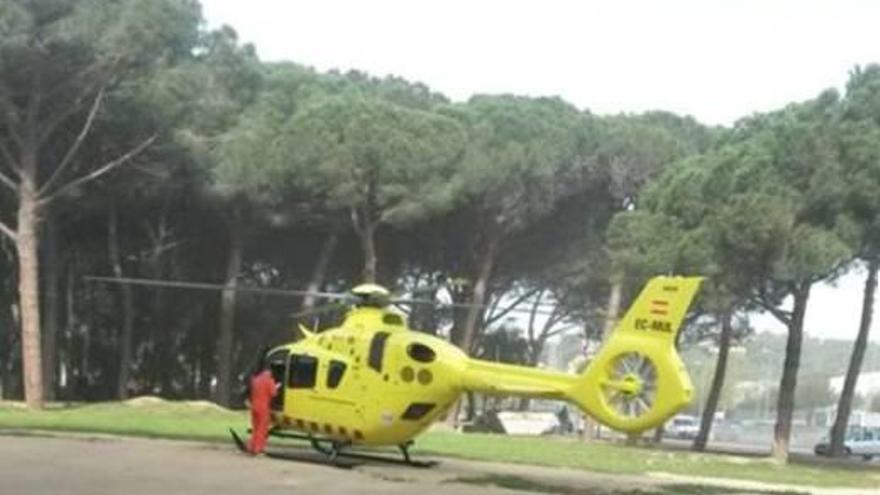 Un motorista  pateix una aturada cardíaca i té un accident a Lloret