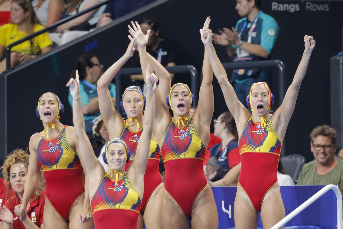 Waterpolo femenino: partido por el oro Australia - España