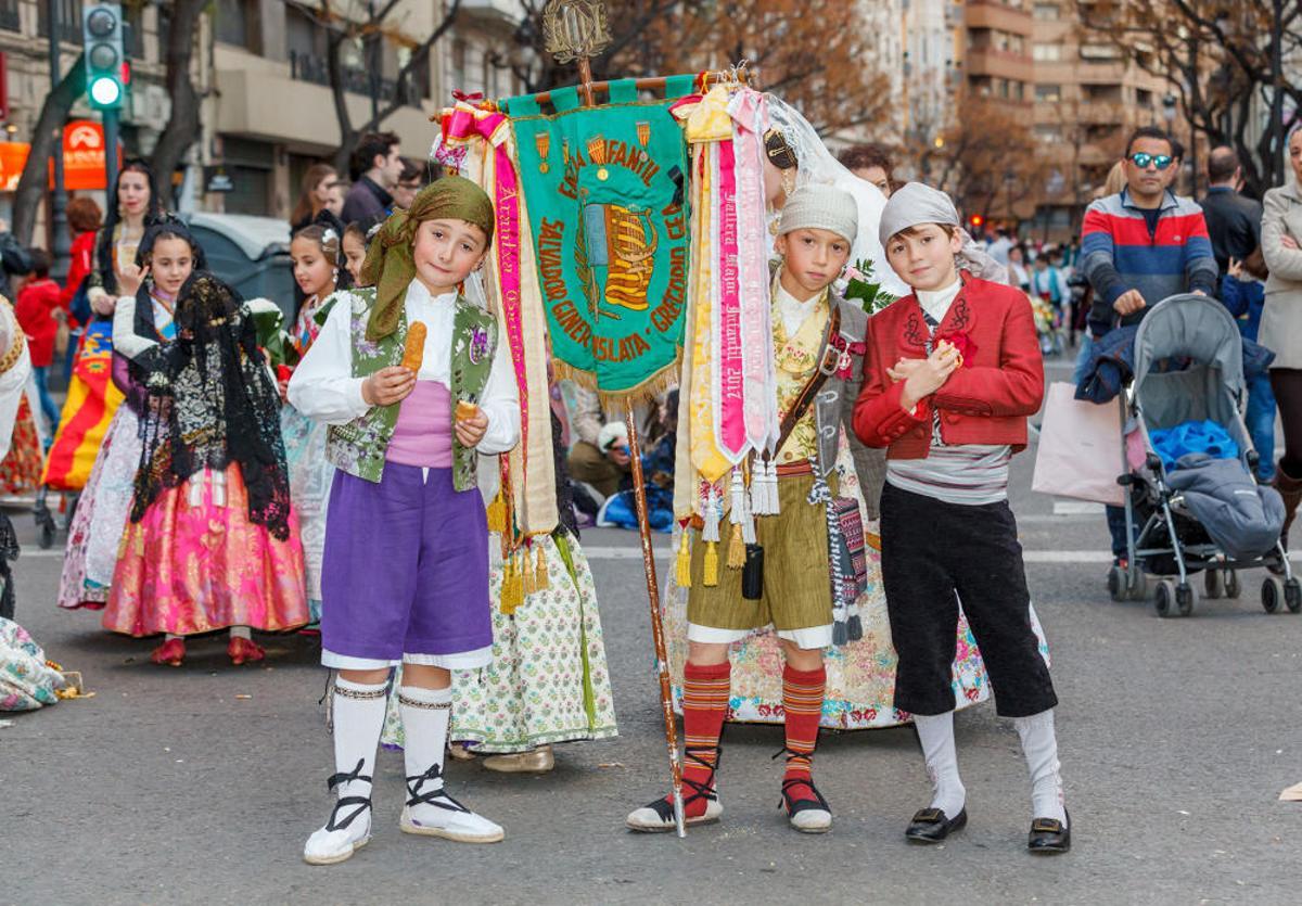 Las fallas de Mislata, en la Ofrenda de València