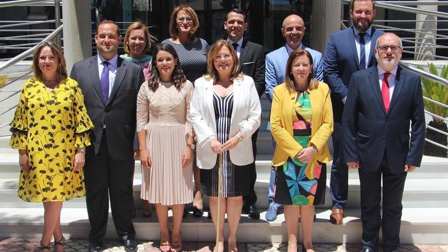 Imagen del nuevo equipo de gobierno de San Pedro del Pinatar