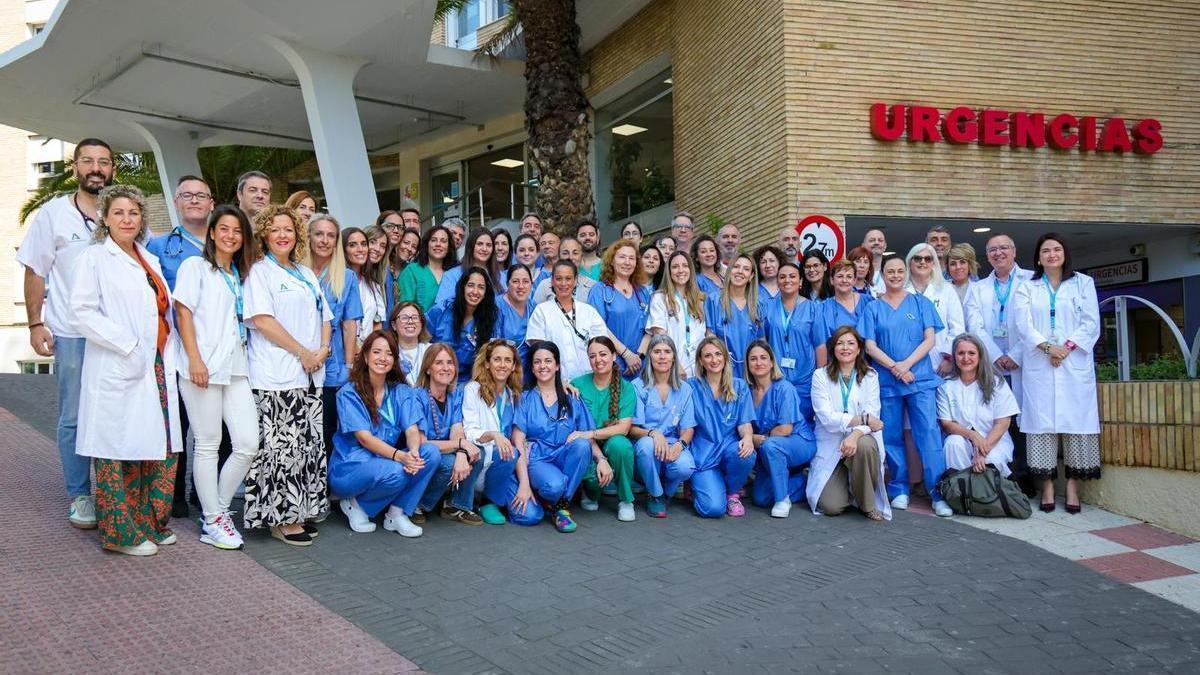 Equipo de Urgencias del Hospital Regional de Málaga.
