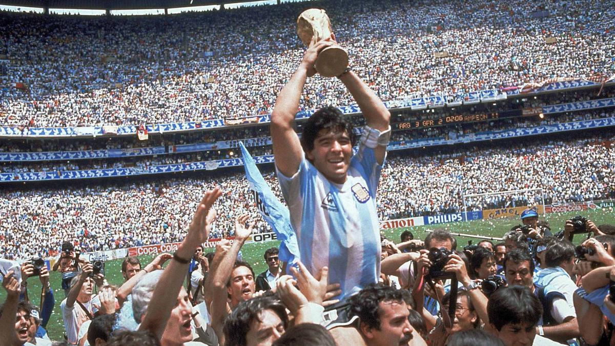Diego Maradona, campeón en 1986