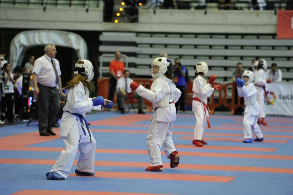 Podium del Campeonato de Kárate