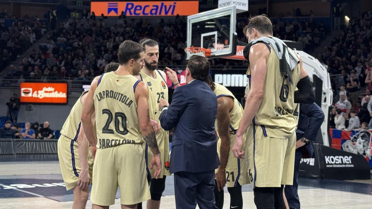 Baja sensible en el Barça de baloncesto