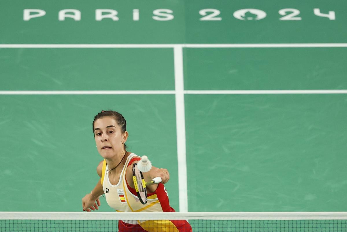 Bádminton en los Juegos Olímpicos: Carolina Marín - Aya Ohori, en imágenes.