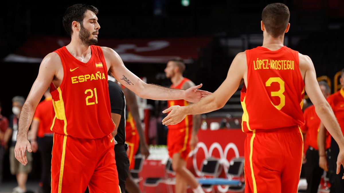 La selección española de baloncesto masculino durante los Juegos Olímpicos de Tokio 2020