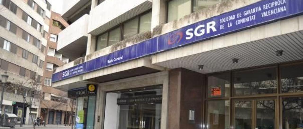 Sede central de la SGR en València.