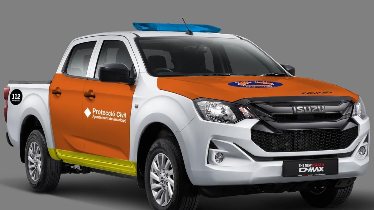 Un render de com serà el vehicle un cop logotipat