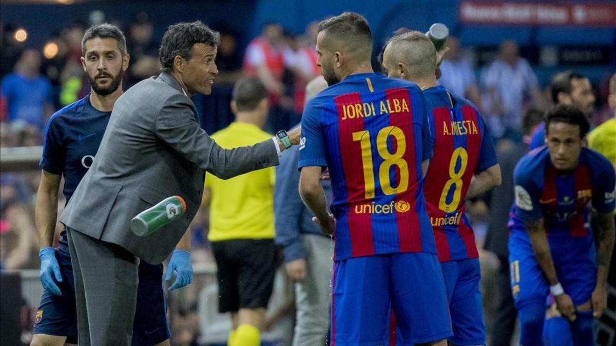 Alba y Luis Enrique no tuvieron un gran feeling en esta última temporada