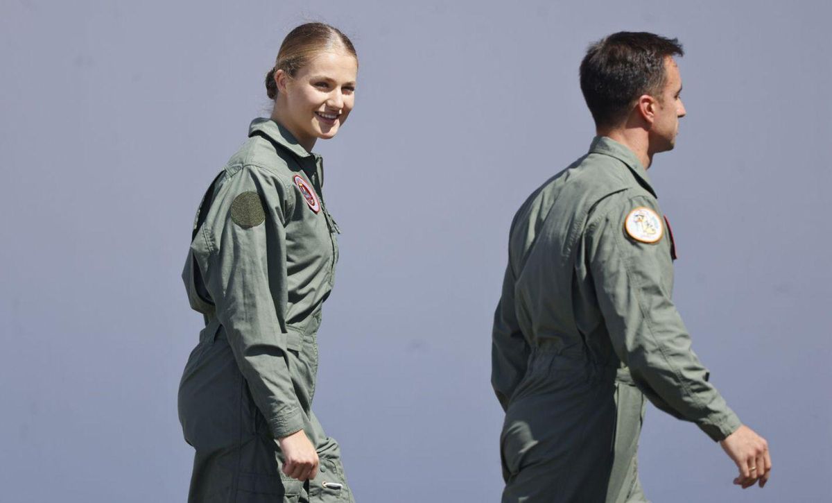 Elionor comença la seva formació com a alferes de l’aire